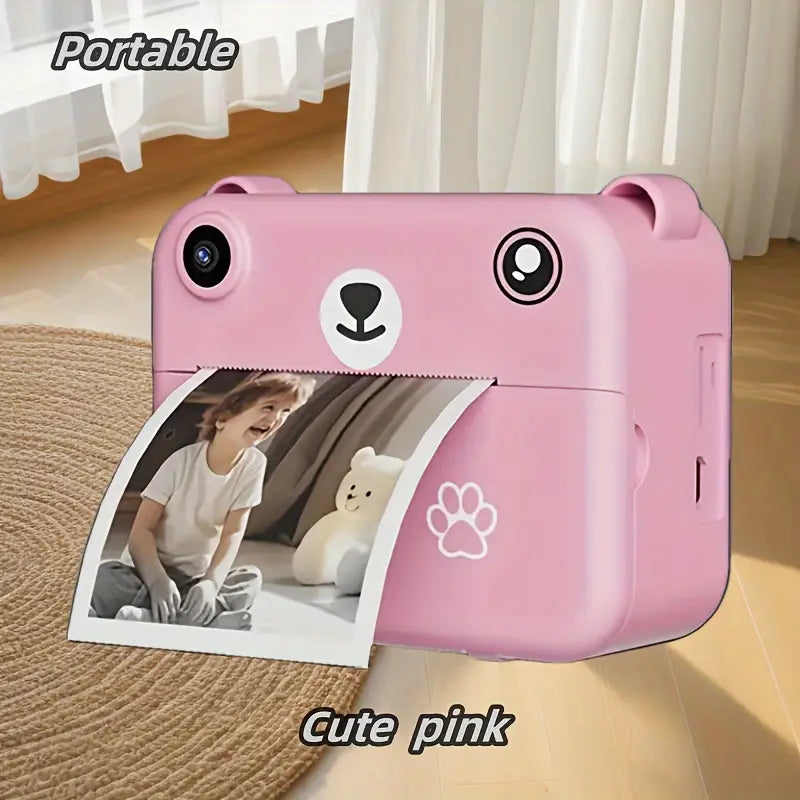 Kinder Camera Instant Fotocamera 1080P HD met Afdrukmogelijkheid