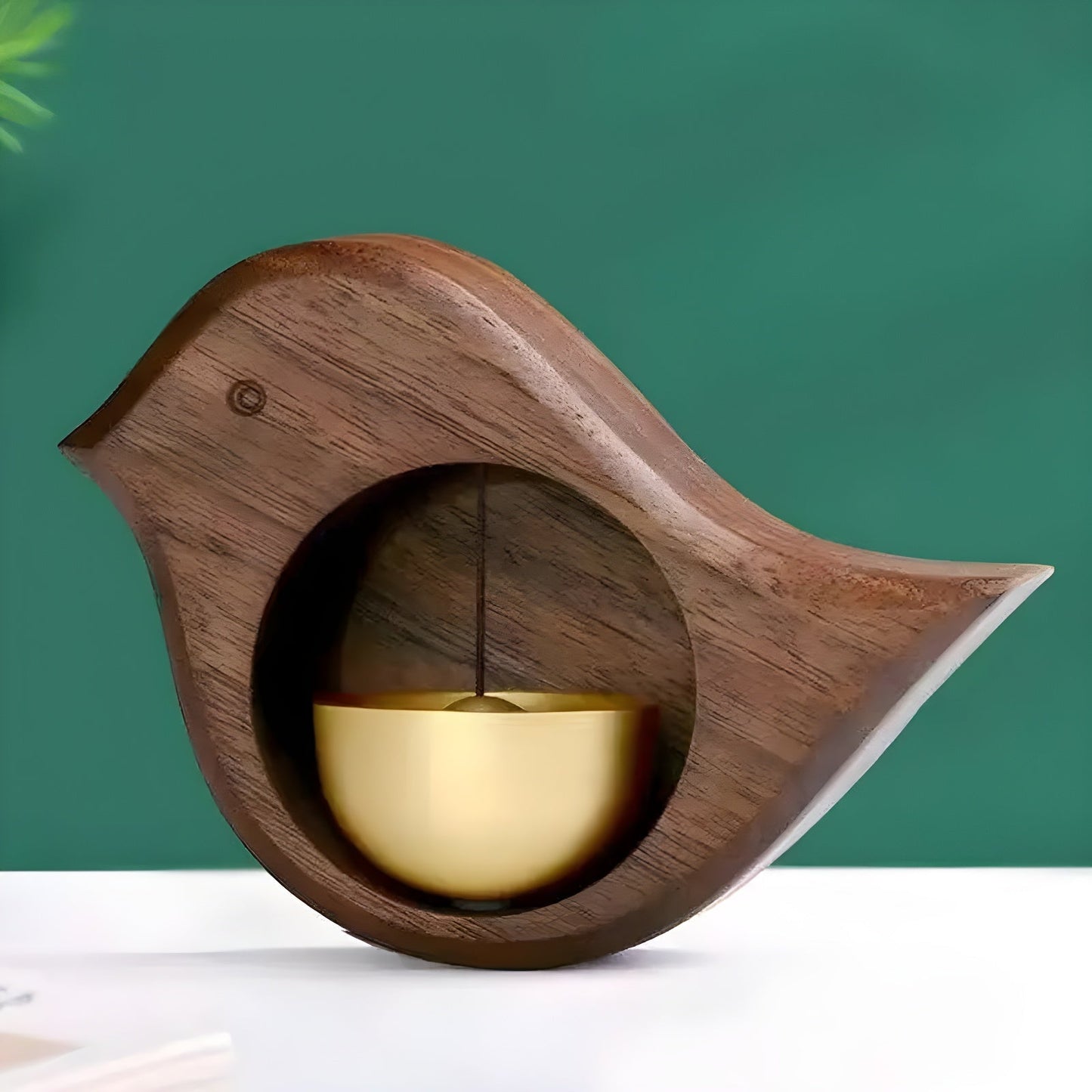 Houten Deurbel Elegante Design met Zen Geluid