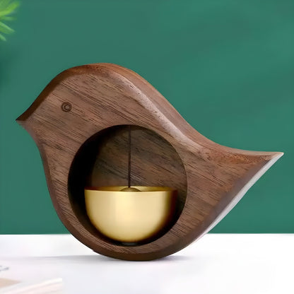 Houten Deurbel Elegante Design met Zen Geluid