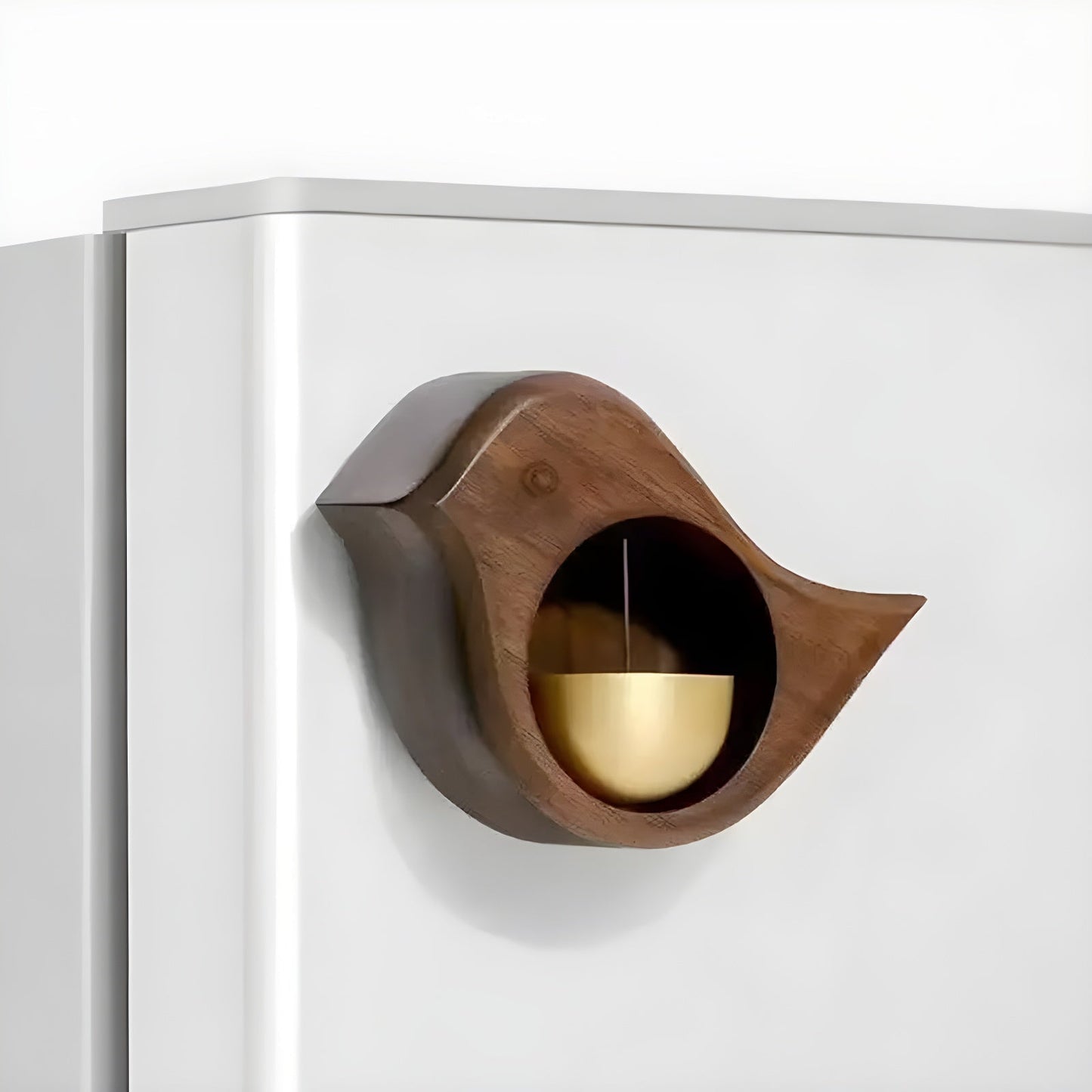 Houten Deurbel Elegante Design met Zen Geluid