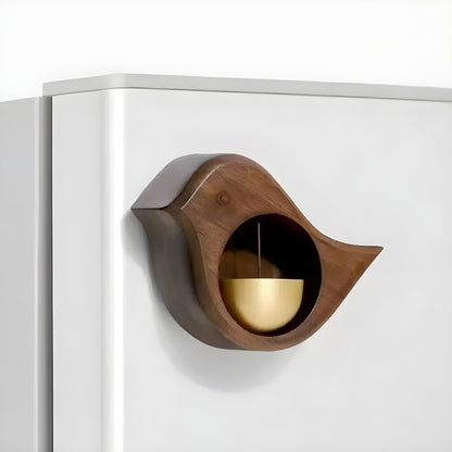 Houten Deurbel Elegante Design met Zen Geluid
