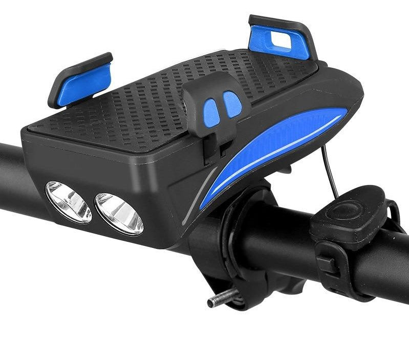 Fiets Telefoonhouder met Powerbank en Verlichting