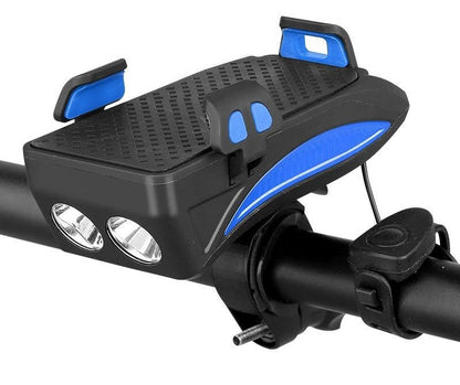 Fiets Telefoonhouder met Powerbank en Verlichting