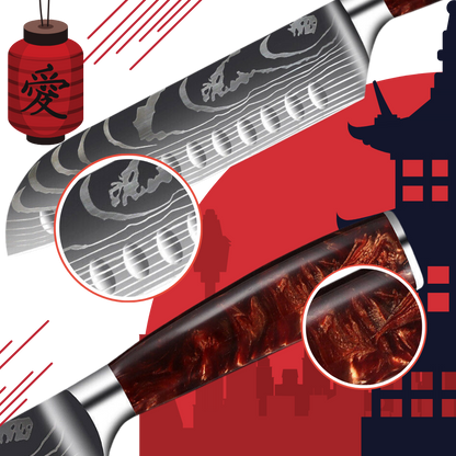 Japanse Keukenmessen Firestone Serie Scherp en Duurzaam