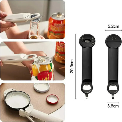 Flessenopener Multifunctioneel met GripTwist Functie