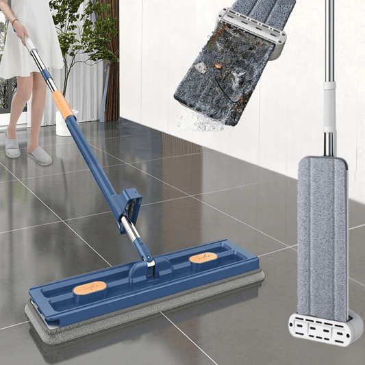 360° Roterende Flatmop voor Effen Vloeren - Velinix