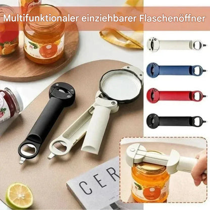 Flessenopener Multifunctioneel met GripTwist Functie