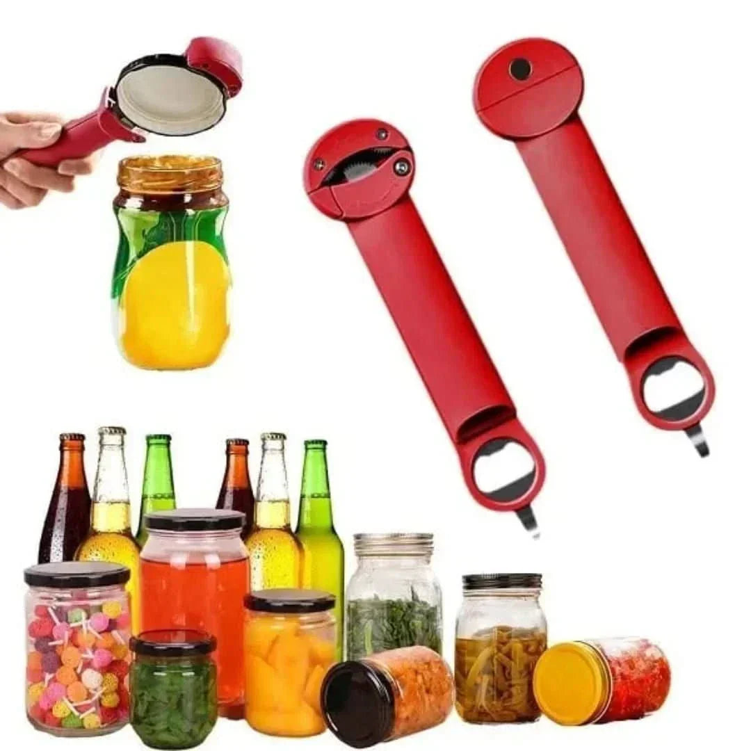 Flessenopener Multifunctioneel met GripTwist Functie - Velinix