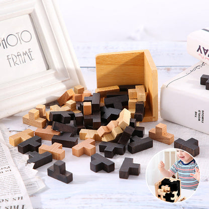 Houten Puzzel Brain Teaser Intelligentiespel voor Volwassenen