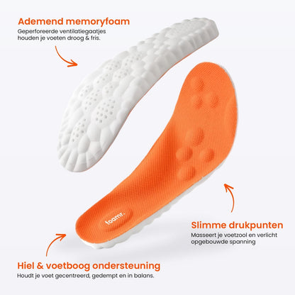 Zachte Inlegzolen Foam voor Comfortabele Loopervaring Lichtgewicht