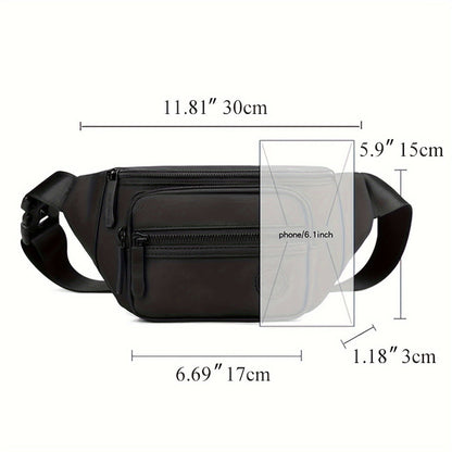Heren Crossbody-tas Multifunctioneel met Verstelbare Schouderband
