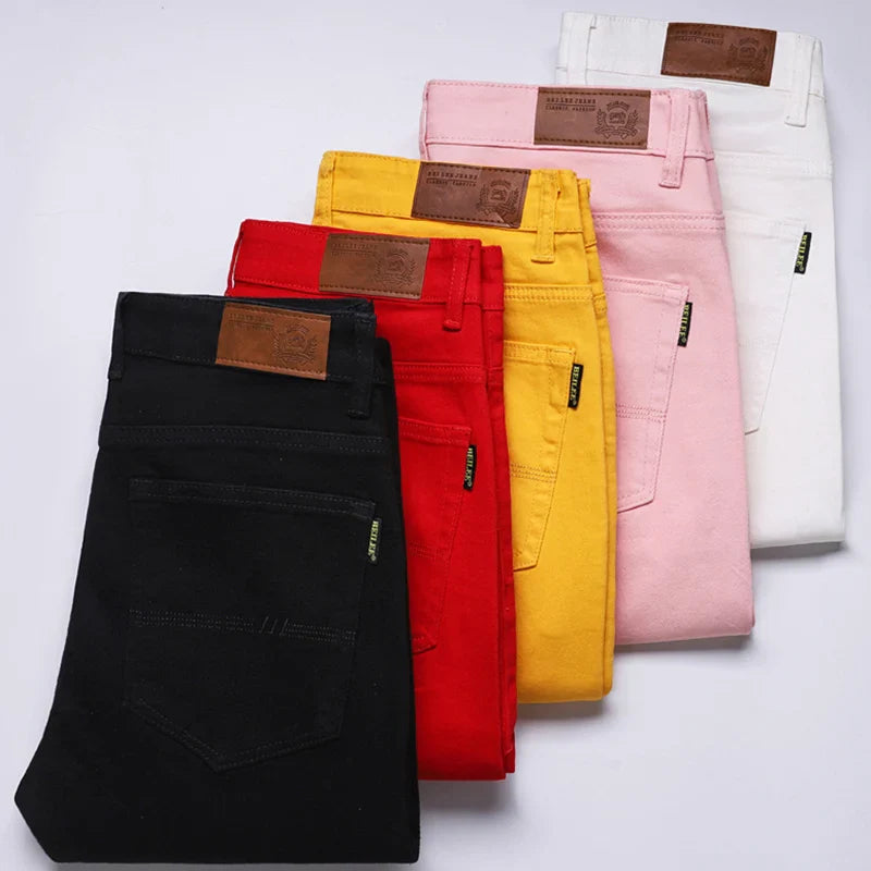 Heren Jeans Comfortabele Denim in 5 Kleuren