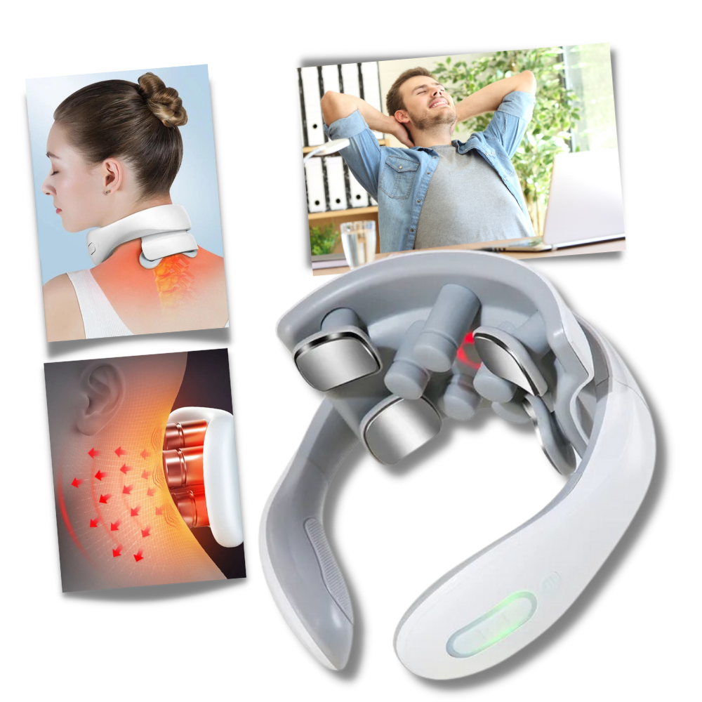 Nek- en Schoudermassager met Verlichting Relaxatie - Velinix