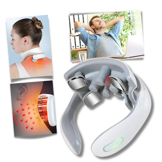 Nek- en Schoudermassager met Verlichting Relaxatie - Velinix