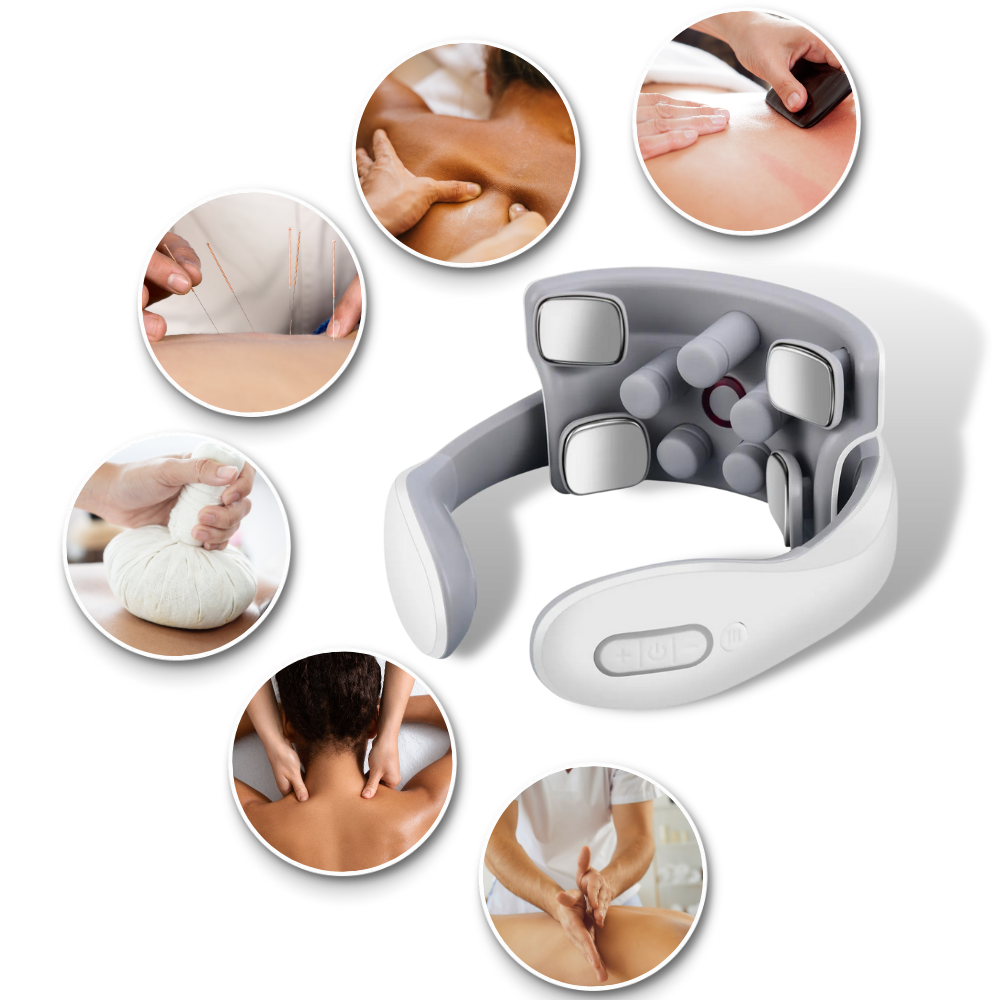 Nek- en Schoudermassager met Verlichting Relaxatie