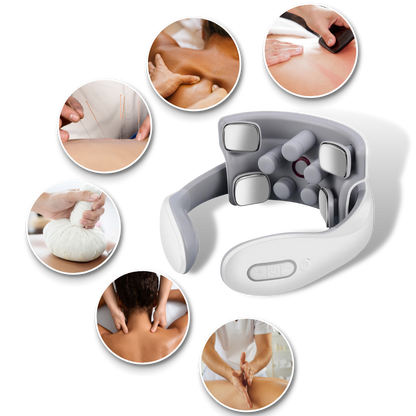Nek- en Schoudermassager met Verlichting Relaxatie