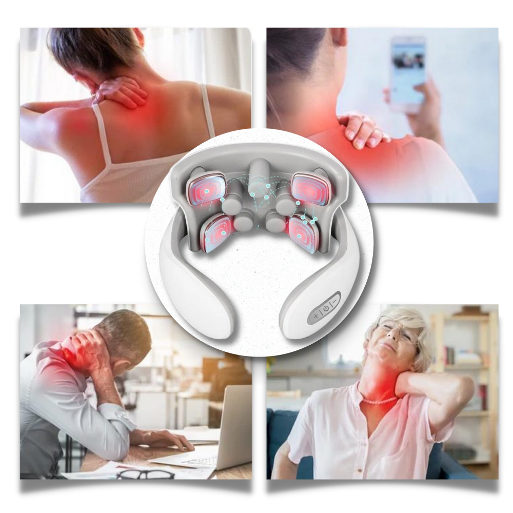 Nek- en Schoudermassager met Verlichting Relaxatie