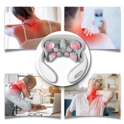 Nek- en Schoudermassager met Verlichting Relaxatie
