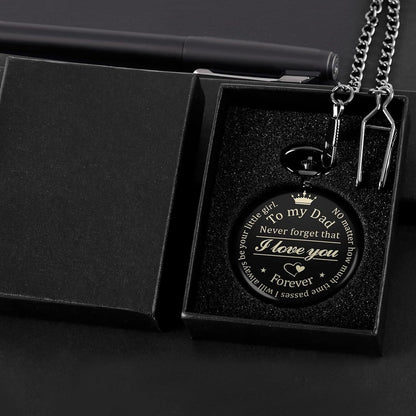 Zakhorloge Vaderdag Cadeau Klassiek Leer