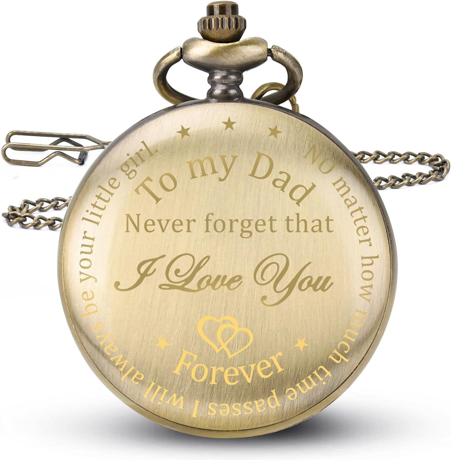 Zakhorloge Vaderdag Cadeau Klassiek Leer