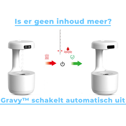 Luchtbevochtiger Diffuser Ultramodern met LED Licht AquaGlow