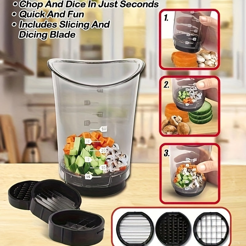 3-in-1 Snijder Hakker en Chopper voor Keuken
