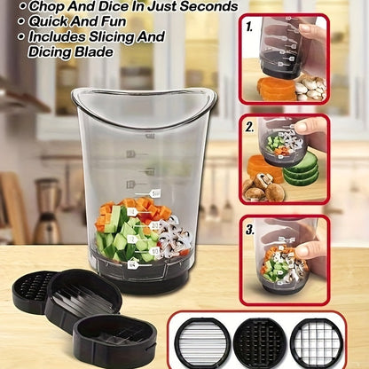 3-in-1 Snijder Hakker en Chopper voor Keuken