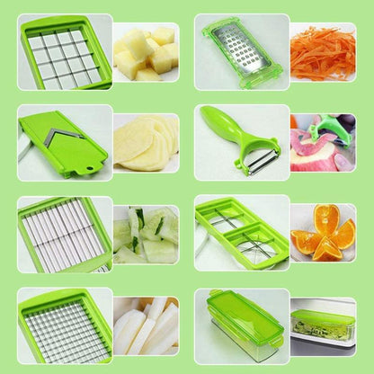 12-in-1 Groentesnijder Multifunctioneel Keukenhulp