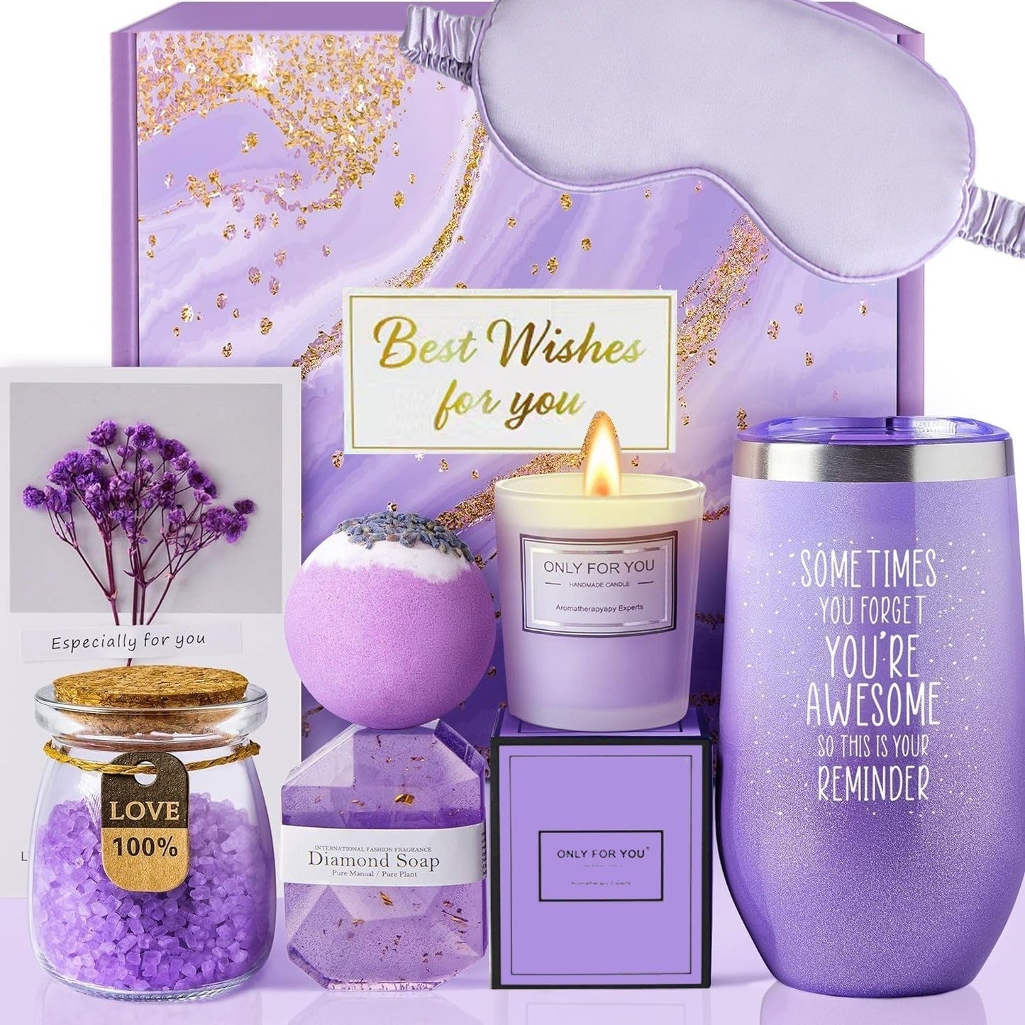 Luxueuze Badgeschenkset met Geurkaars en Zeep
