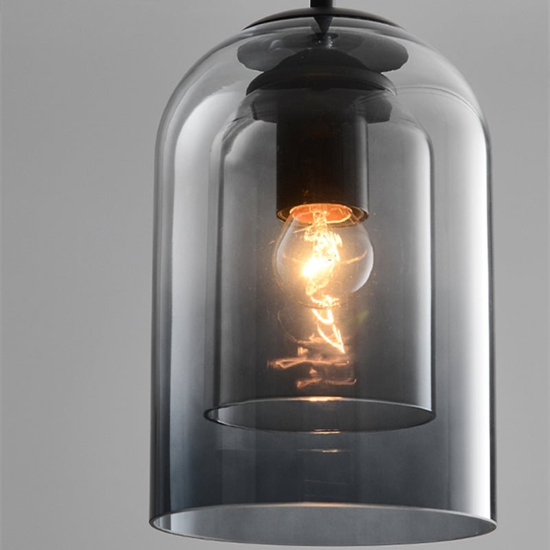 Glas Hanglamp Dubbelglas Elegante Lichtsfeer