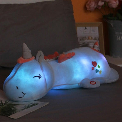 Eenhoorn Knuffel met Regenboog LED Verlichting voor Kinderen