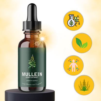 Mullein Supplement Glutenvrij voor Longen en Ademhaling