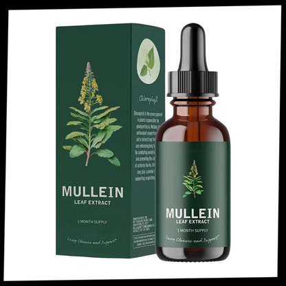 Mullein Supplement Glutenvrij voor Longen en Ademhaling
