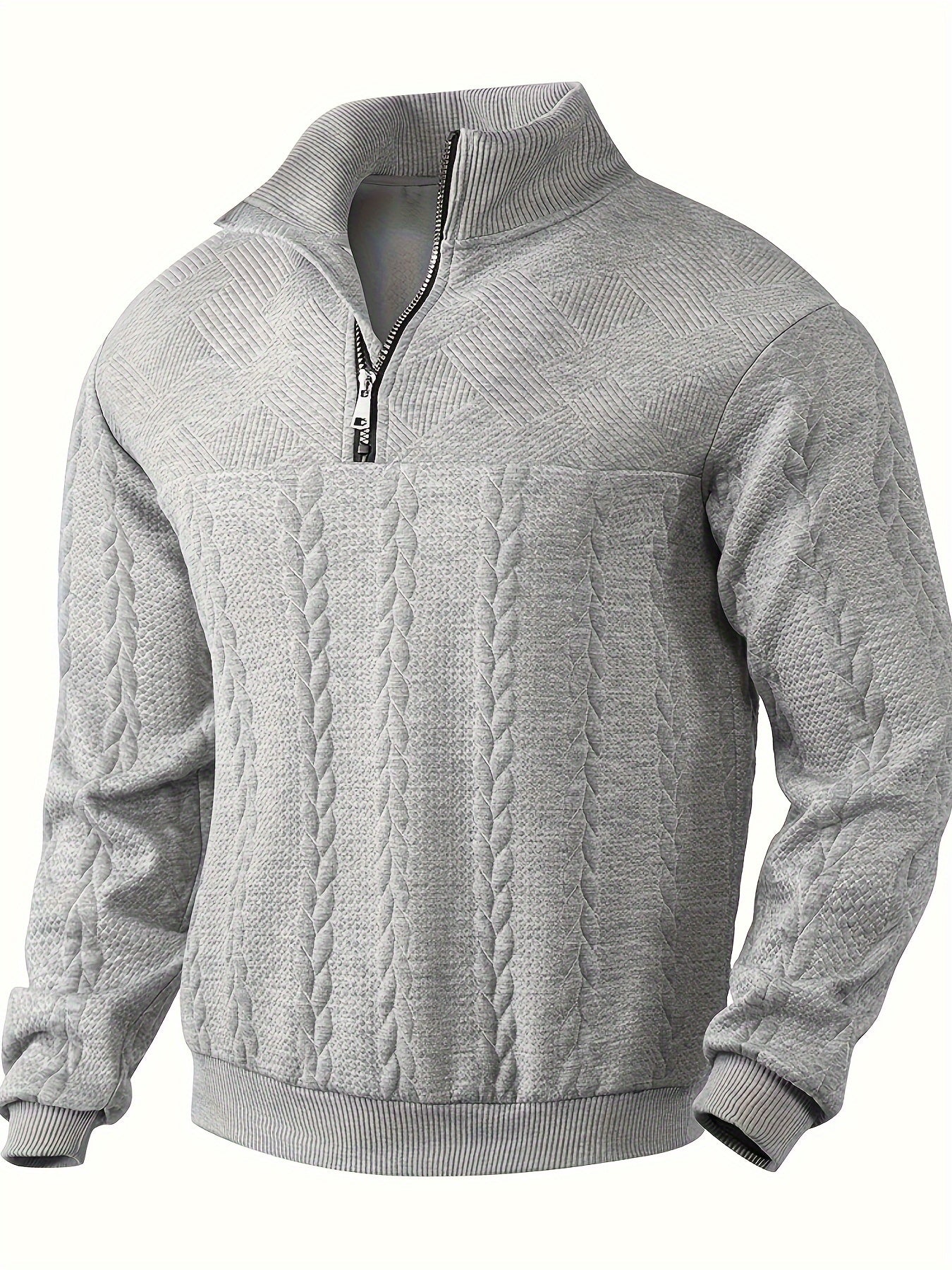 Herenpullover met Rits Vintage Stijl Victor