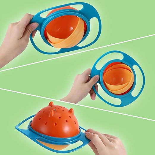 Gyroschale voor Kippen en Uitloop met Snackfunctie