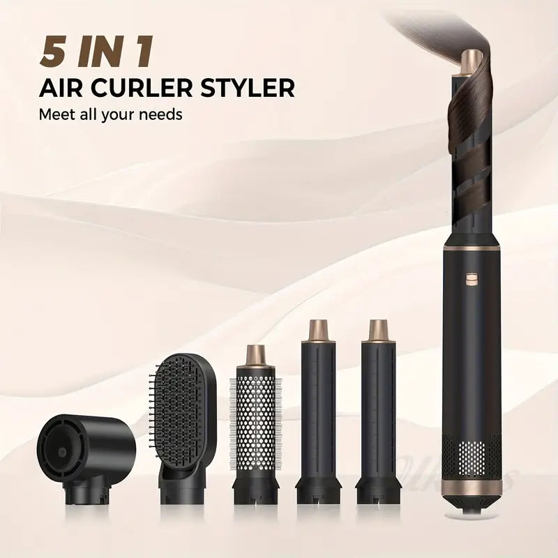 Haardroger en Styler 5-in-1 Set Droog en Stijl Snel - Velinix