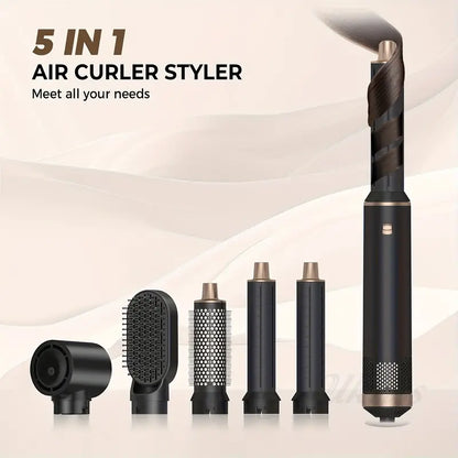 Haardroger en Styler 5-in-1 Set Droog en Stijl Snel - Velinix