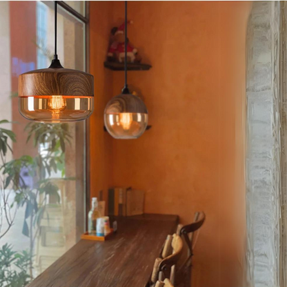 Houten Plafondlamp Scandinavisch Design Warm en Modern