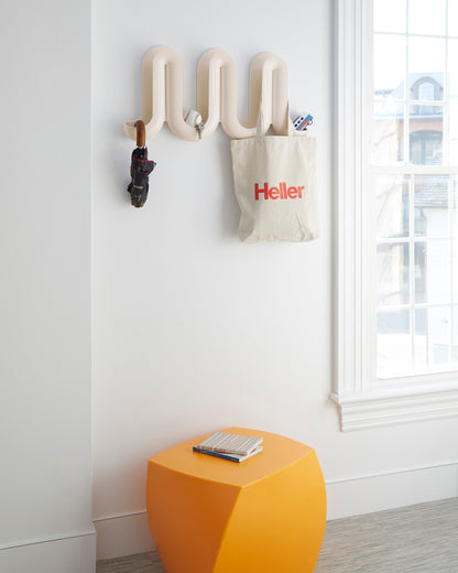 Wandkapstok Kledingrek van Gerecycled Kunststof Golf Design