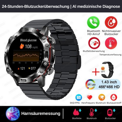 Gezondheidsmonitor met Glucose en ECG Meting