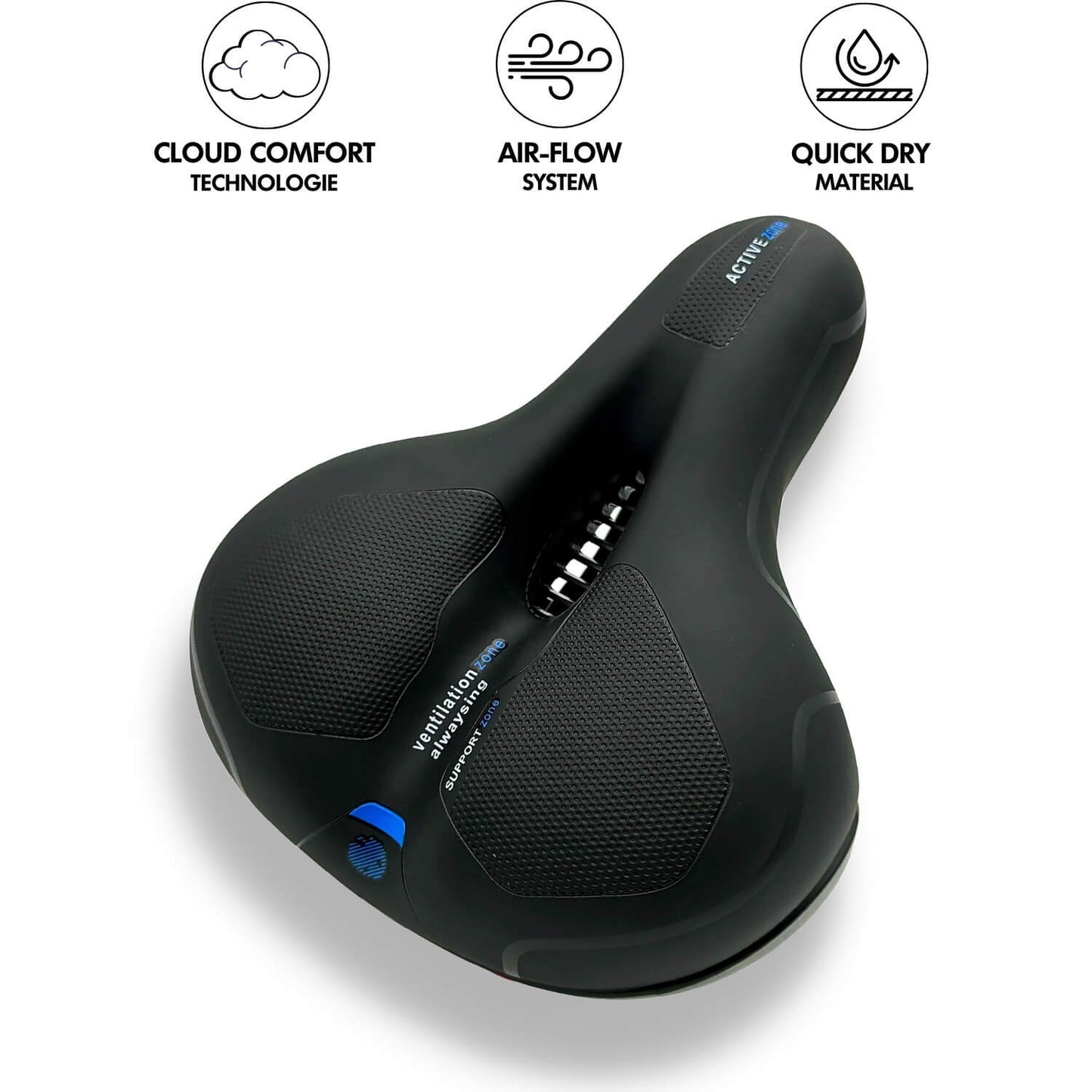 Fietszadel Comfort Pijnvrij voor Lange Ritten