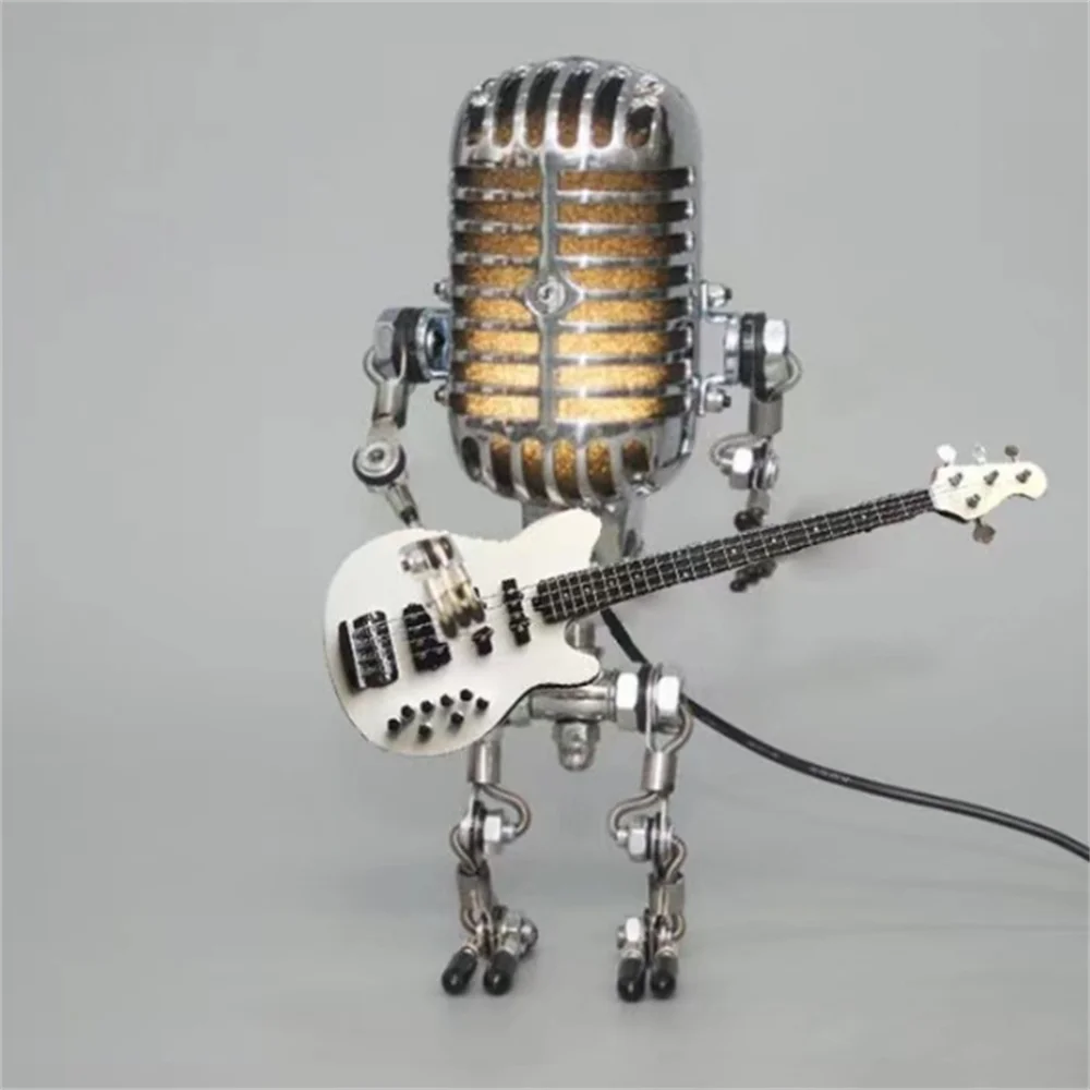 Gitaar Lamp Met Robot Design Uniek