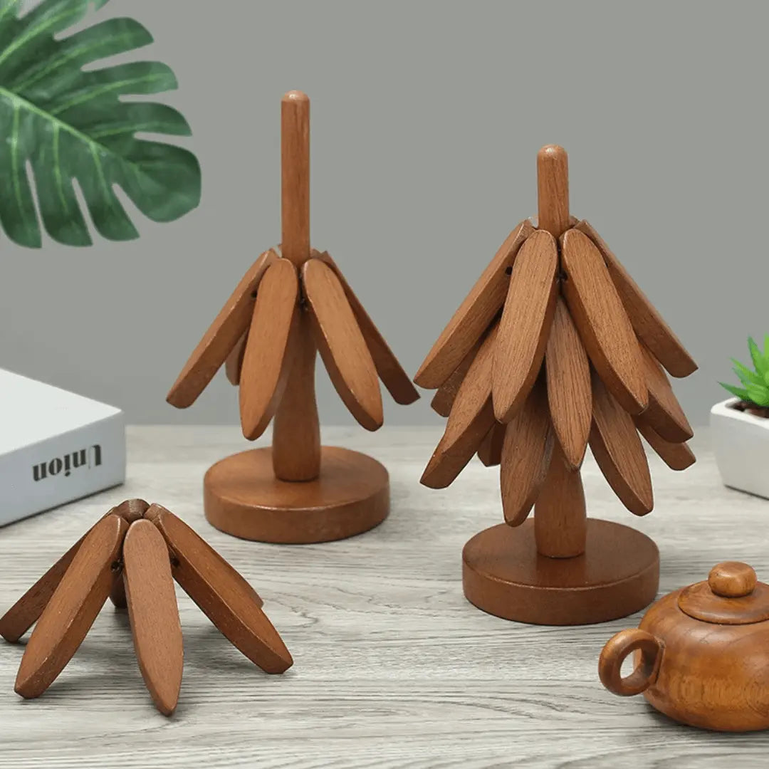 Houten Onderzetters Waterdicht voor Tafel en Meubels