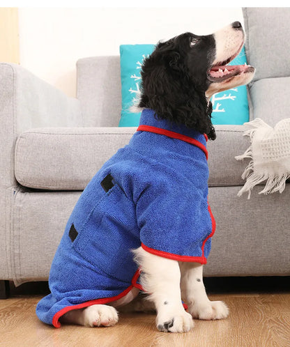 Hond Badjas Sneldrogend Comfortabel Verstelbaar voor Alle Hondenmaten