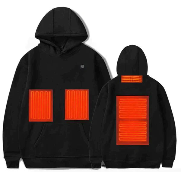 HeatWave™ – Unisex Verwarmde Hoodie met Eenvoudige Temperatuurregeling