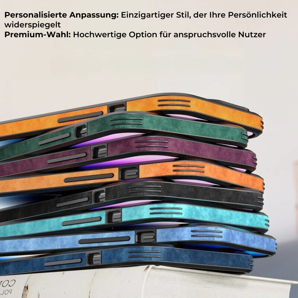 iPhone Hoesje Echt Leer Schokbestendig Stijlvol Design