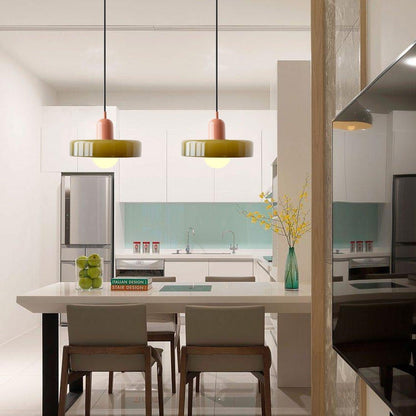 Kleurrijke Hanglamp Modern Glazen Design voor Woonkamer