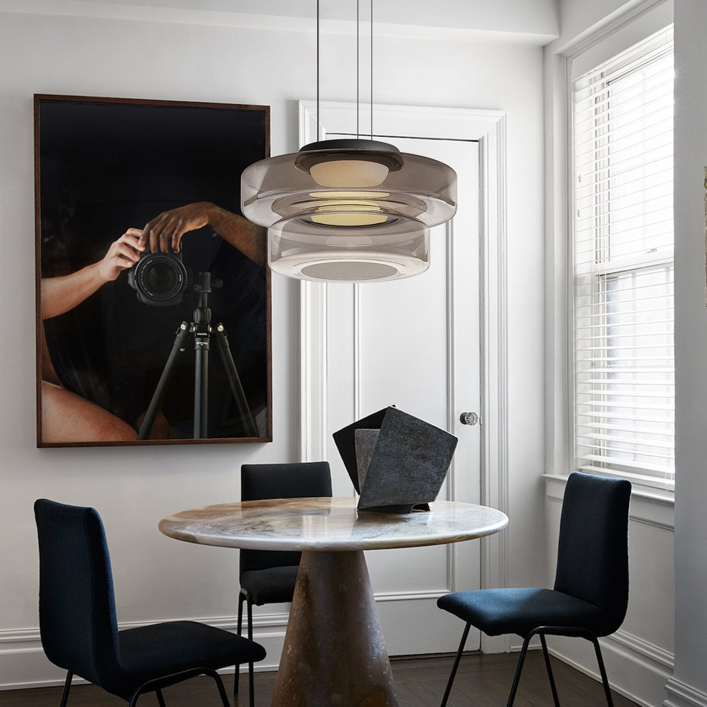 Hanglamp Glazen Bauhaus Design Modern Verstelbaar
