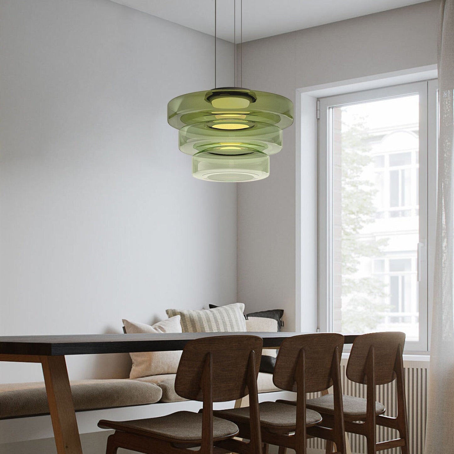 Hanglamp Glazen Bauhaus Design Modern Verstelbaar