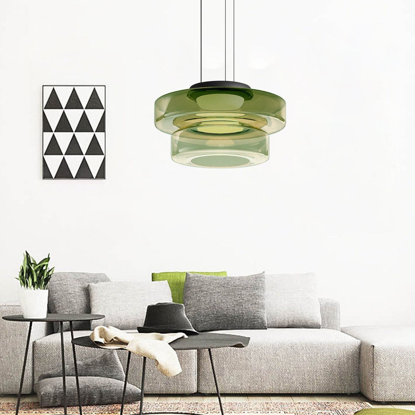 Hanglamp Glazen Bauhaus Design Modern Verstelbaar